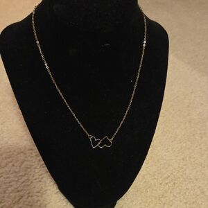 Gold Heart Pendant Necklace